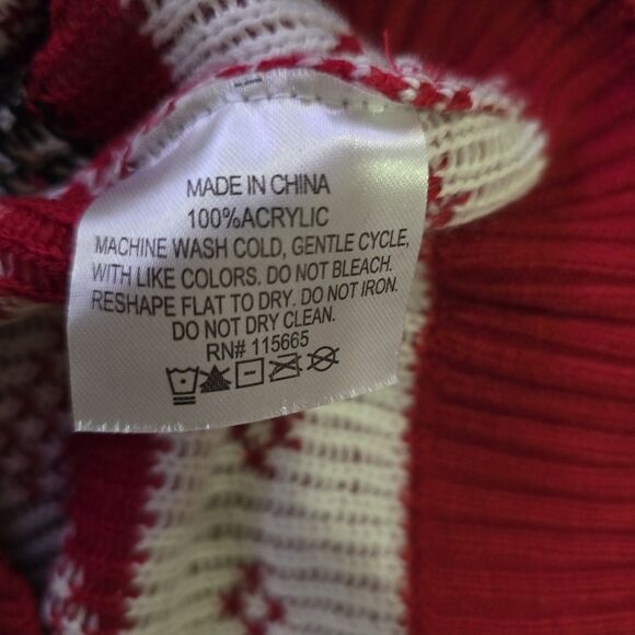 Rudolph the Red-Nosed Reindeer Christmas Sweater Unisex Size Small Holiday - Picture 7 of 7